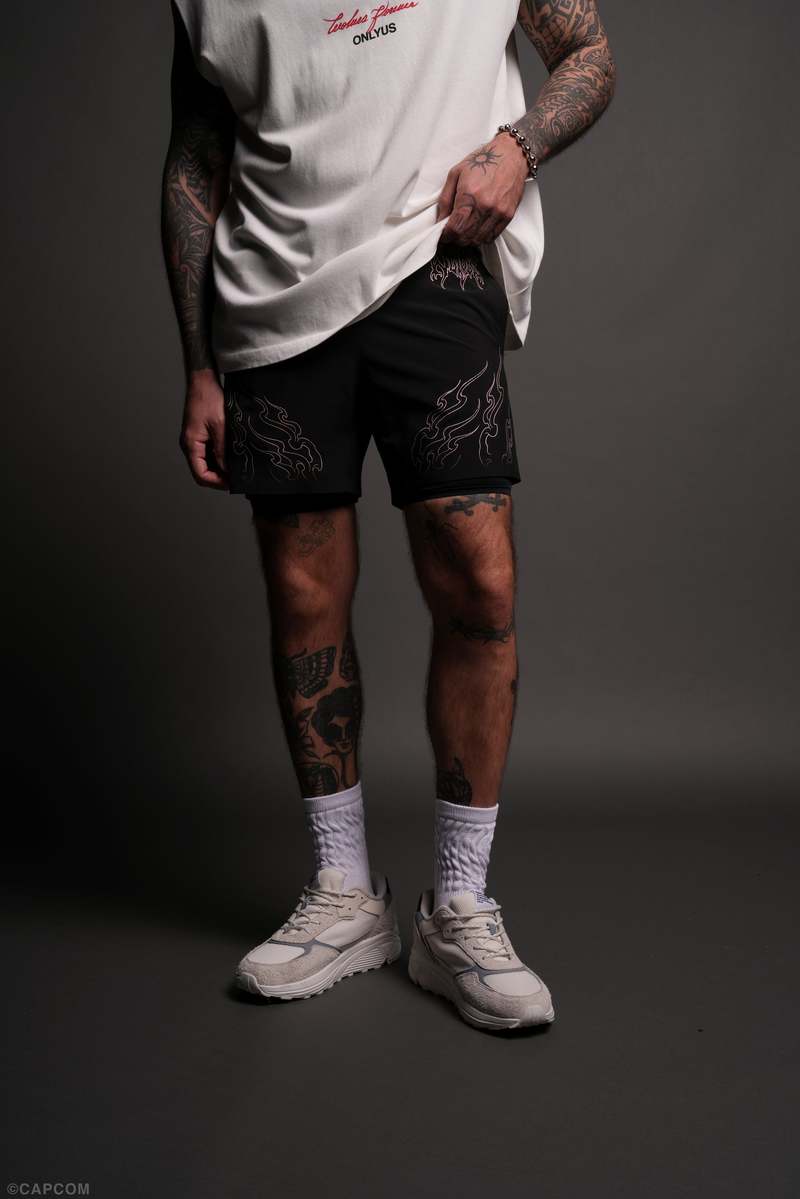 Black Darc Sport Eternal Flame Compression Shorts | 7630542-PY