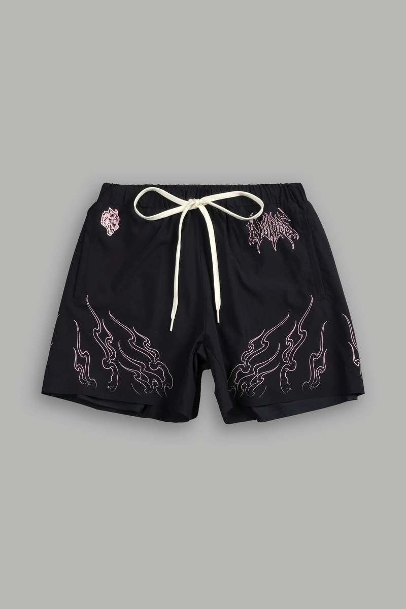 Black Darc Sport Eternal Flame Compression Shorts | 7630542-PY