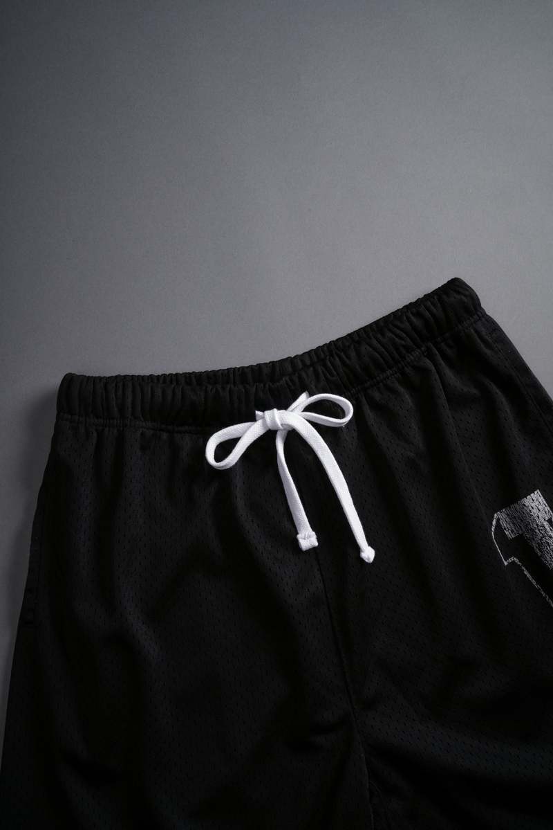 Black Darc Sport Our Stamp Mesh Shorts | 8146390-HT