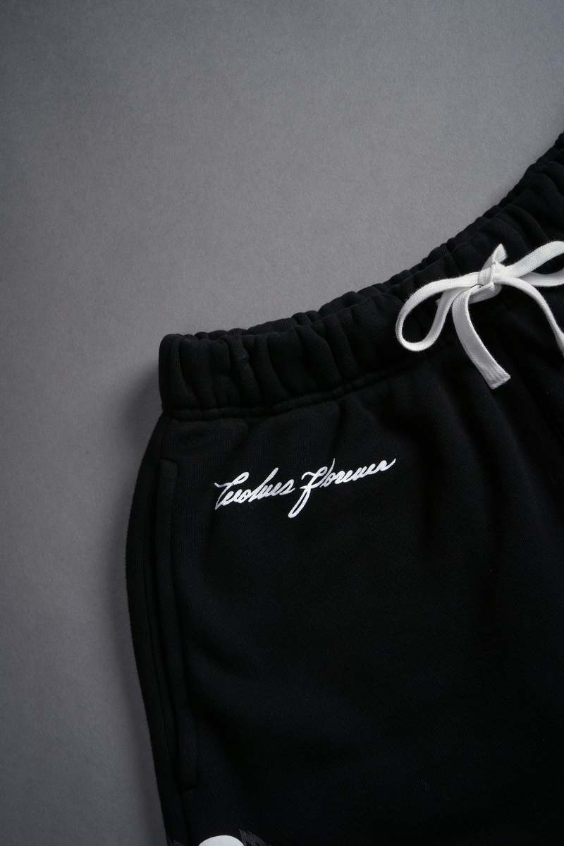 Black Darc Sport Way Of The Wolf Post Lounge Sweat Shorts | 9673815-WV
