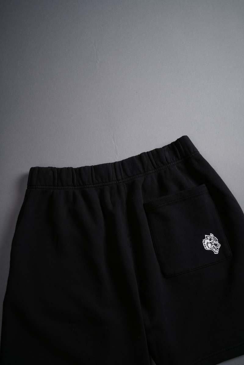 Black Darc Sport Wolf Chopper Liam Sweat Shorts | 5427109-ST
