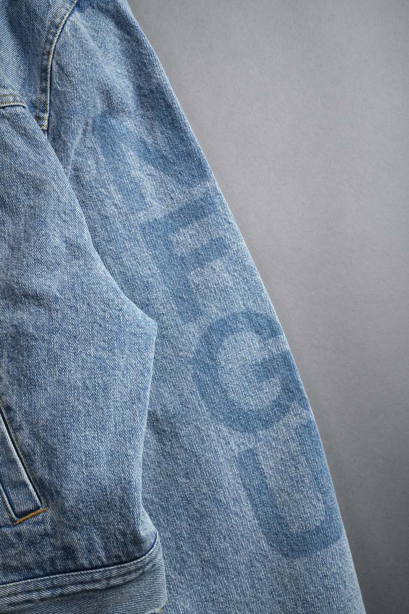 Medium Wash Darc Sport Roses While We're Here Cropped American Denim Jacket | 3469812-AU
