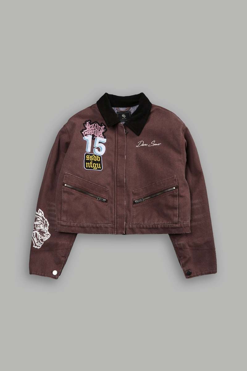 Norse Brown Darc Sport Built From Iron Wayland Cropped Jacket | 5630941-CA