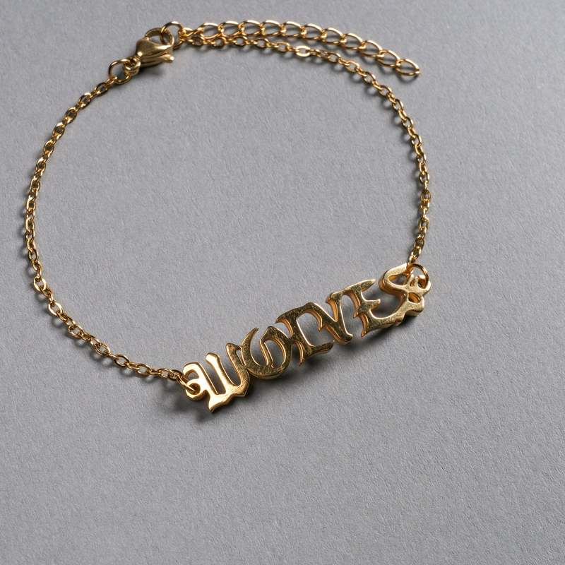 Old Gold Darc Sport Wolves Cable Chain Bracelet | 5879236-XO