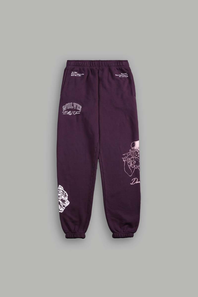Storm Purple Darc Sport No Match She Post Lounge Sweats | 7520819-PS