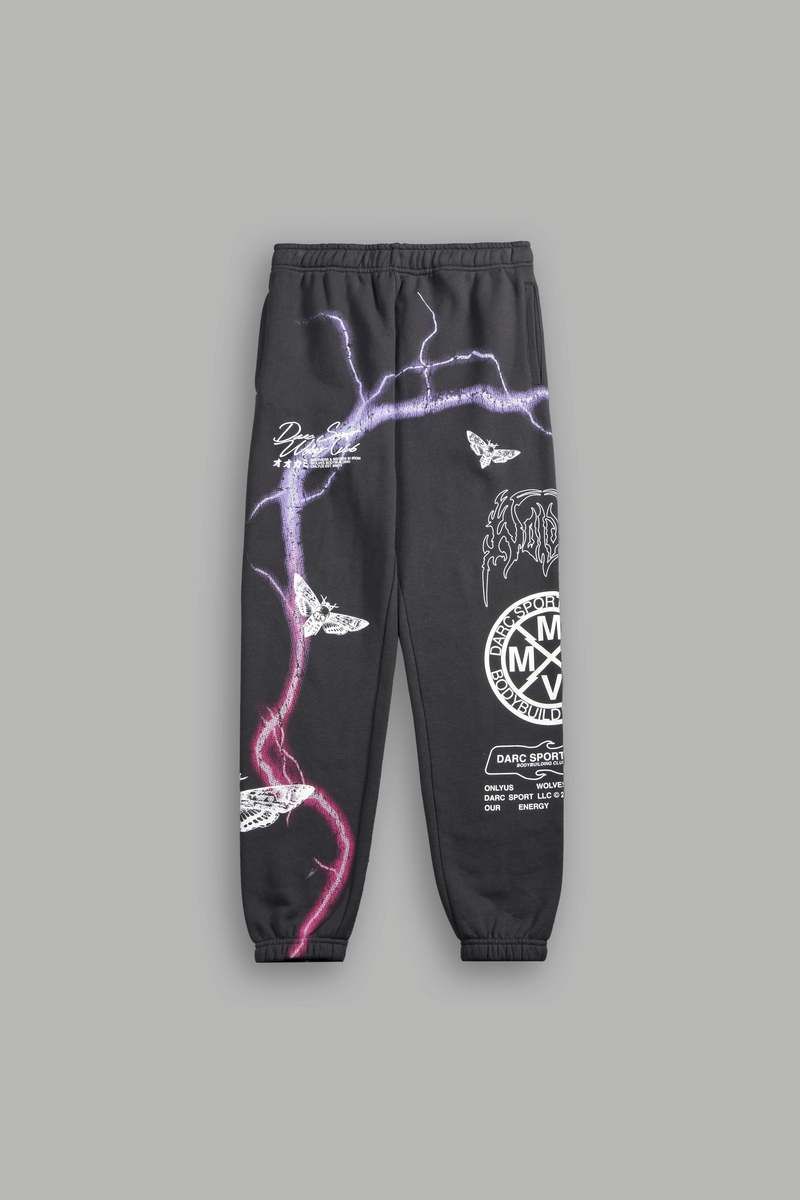 Wolf Gray Darc Sport Charged Up She Post Lounge Sweats | 5328490-PT