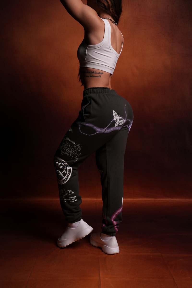 Wolf Gray Darc Sport Charged Up She Post Lounge Sweats | 5328490-PT